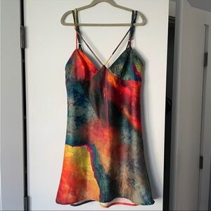 Urban Outfitters watercolor mini Dress